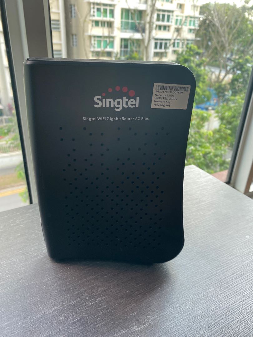 Singtel router, Computers & Tech, Parts & Accessories, Networking on ...