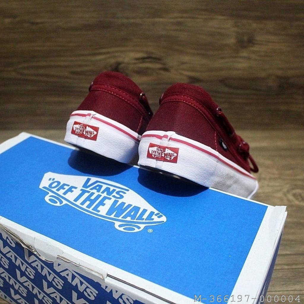 Vans zapato merah maroon discount