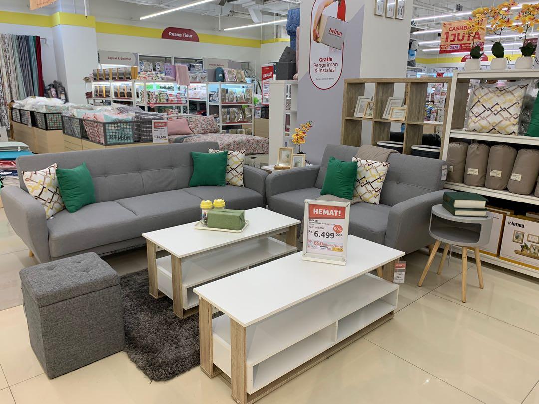 Sofa set minimalis, Perabotan Rumah di Carousell