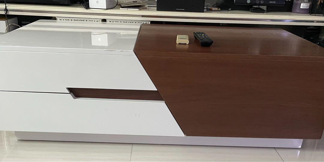 Solid Coffee Table (Category: TV Consoles) located in Singapore. Submitted by victorkctan (Listing ID 1150652138, Image 3). Description: Solid coffee table for sale. Dimension: length:170cm;width:70cm;height:40cm. With drawers (see photo). .