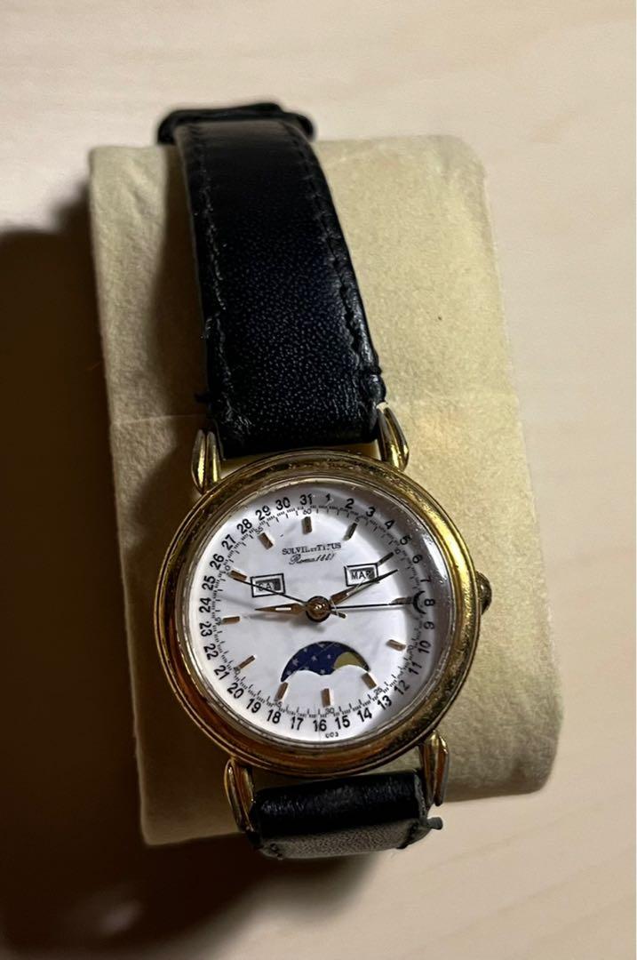 Solvil et titus moonphase automatic men's watch sales