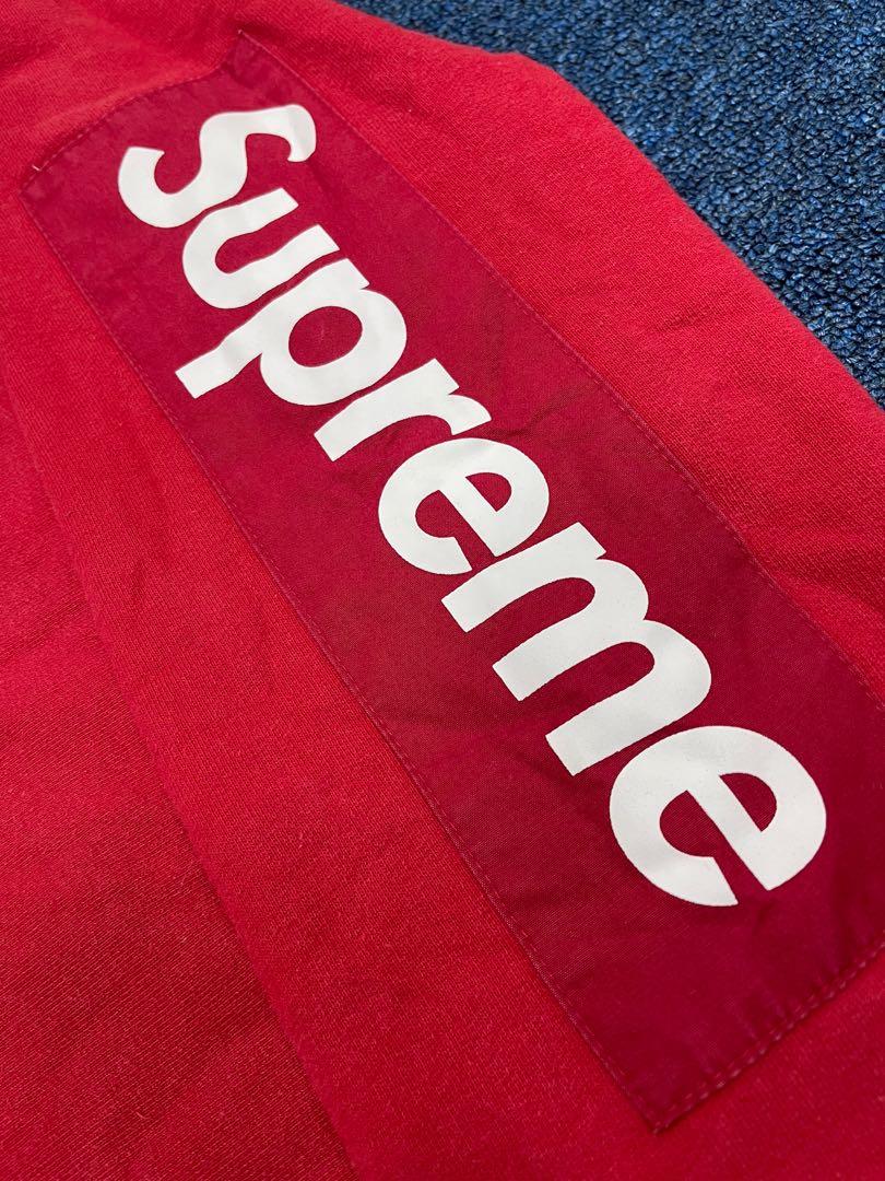 Supreme sleeve shop patch hoodie