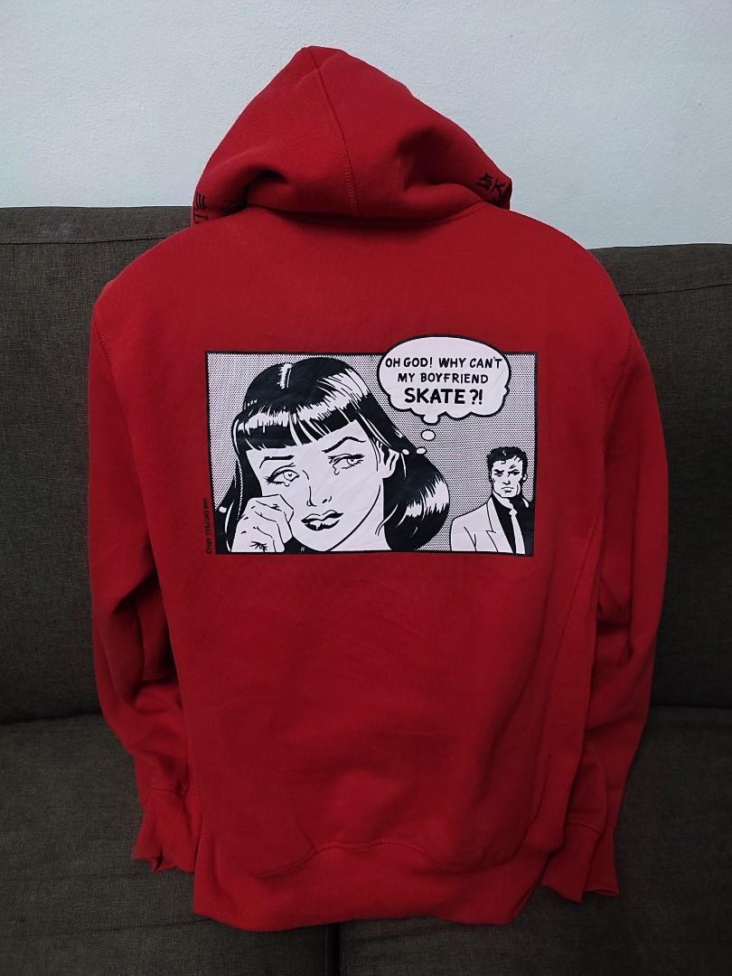Supreme thrasher boyfriend on sale hoodie