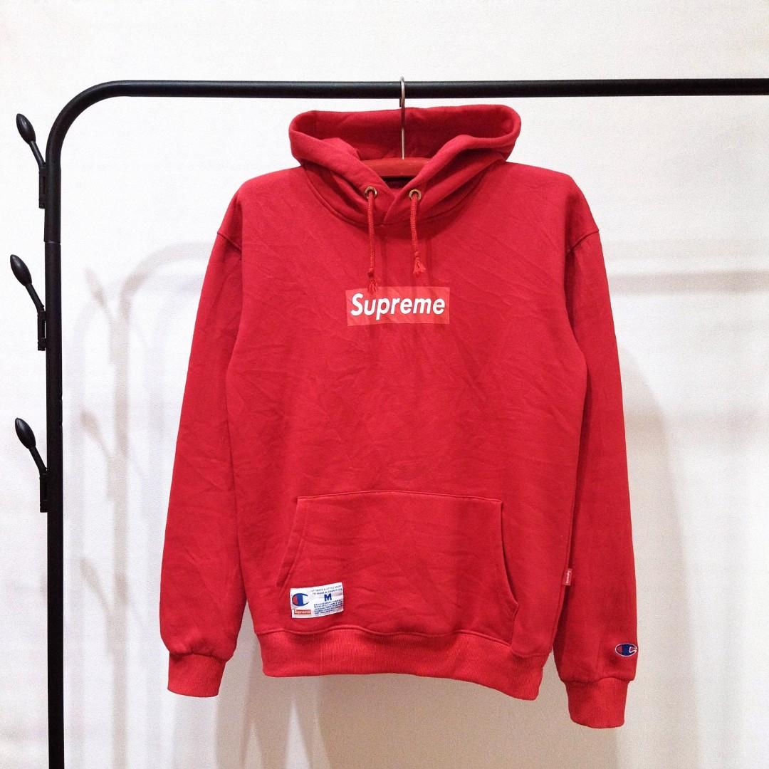 Supreme x top champion logo