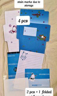 Take All Sanrio Pochacco Letter Set and Notepads with Pen