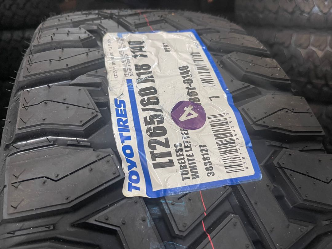 Tayar baru 265/60R18 TOYO open country R/T 2021 Japan made, Auto