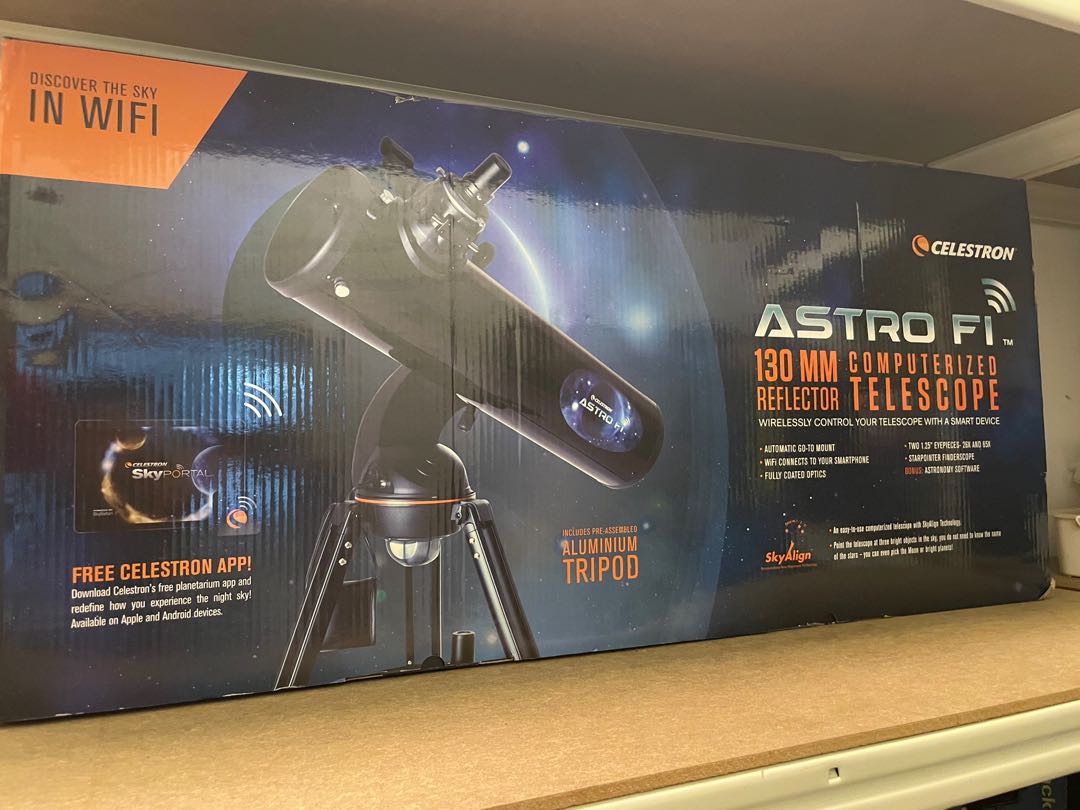 Telescope Celestron Astro Fi 130mm, Photography, Photography ...