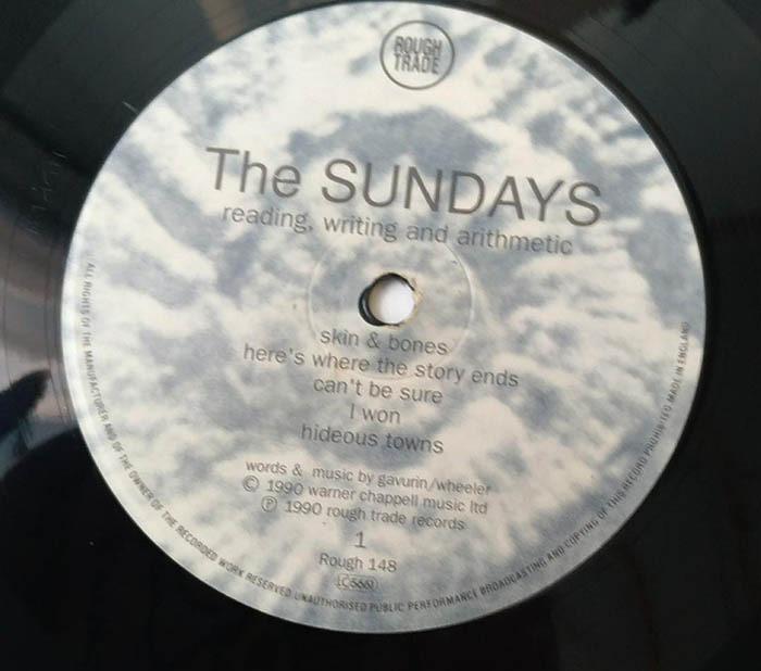 現貨THE SUNDAYS Reading Writing And Arithmetic 1990年UK版1st Press 黑膠唱片