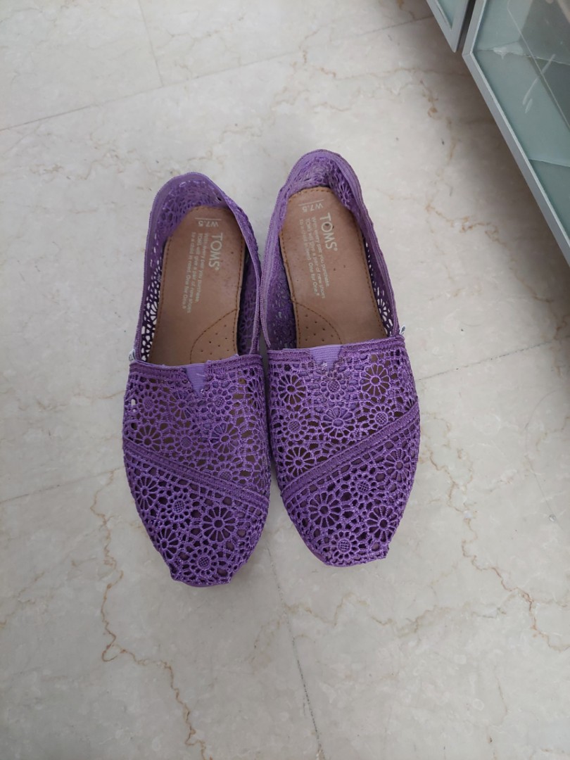 Purple lace toms discount