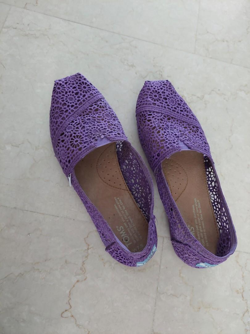 Purple sales lace toms