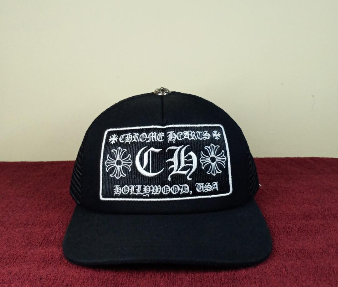 Topi Trucker Chrome Hearts, Fesyen Pria 