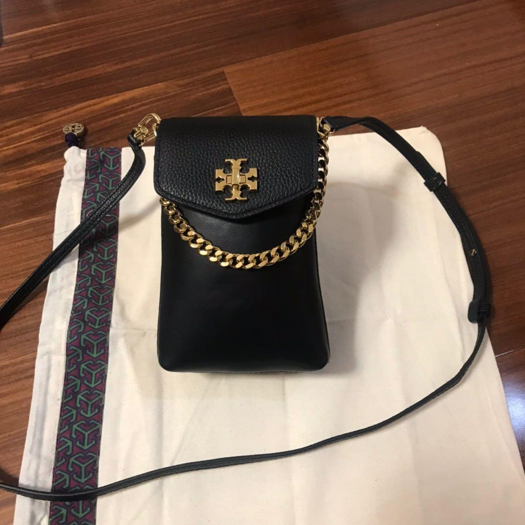 Tory Burch Kira Mixed Materials Phone Crossbody