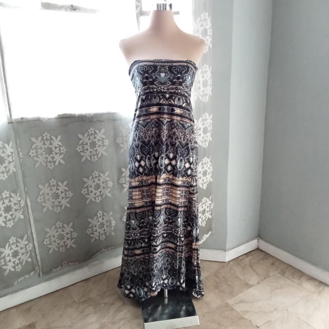 Tube dress maxi dress hippie boho 