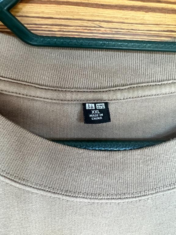 Uniqlo Oversized Shirt (Light brown/tan) (Category: Tshirts & Polo Shirts ) located in Paranaque City. Submitted by rasmercado (Listing ID 1150644344, Image 2). Description: SKU: 274 Quality: 9/10 Color: Light brown/tan Size on Tag: XXL (26" W x 27" L) ❌ NO COD ❌ Payment first before ship out. Method of payment accepted: BDO / BPI / GCash ONLY RFS: Closet clean-out Ships out only on weekends.