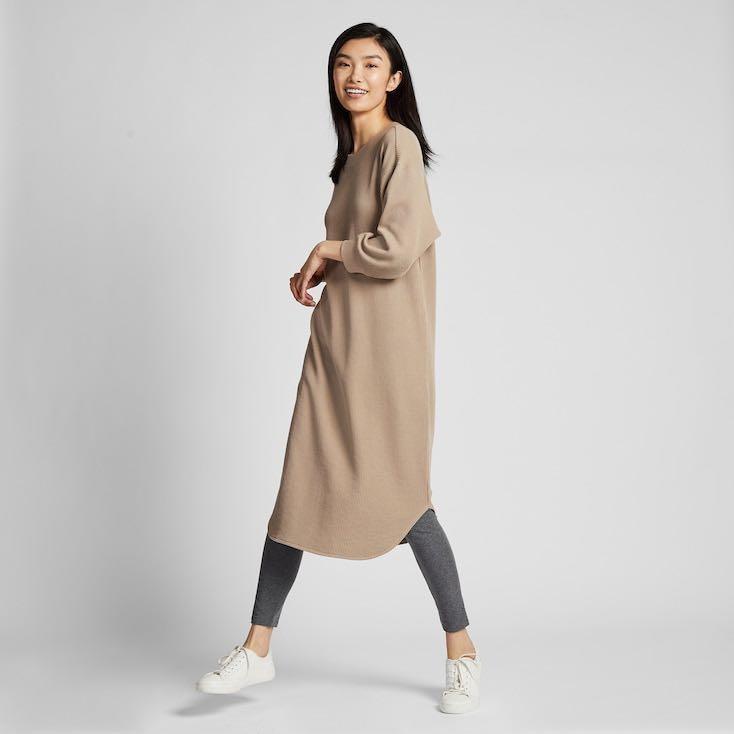 Uniqlo Waffle Dress, Women's Fashion 
