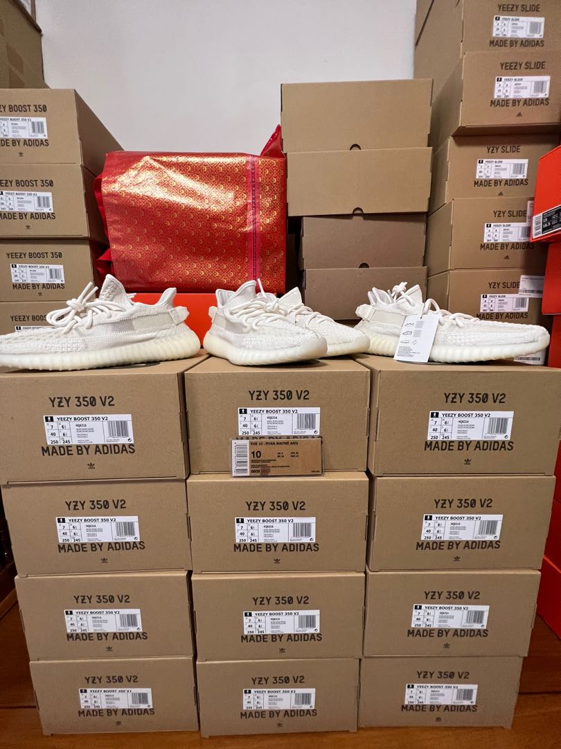 US 7 Yeezy Boost 350 V2 Bone Men s Fashion Footwear Sneakers