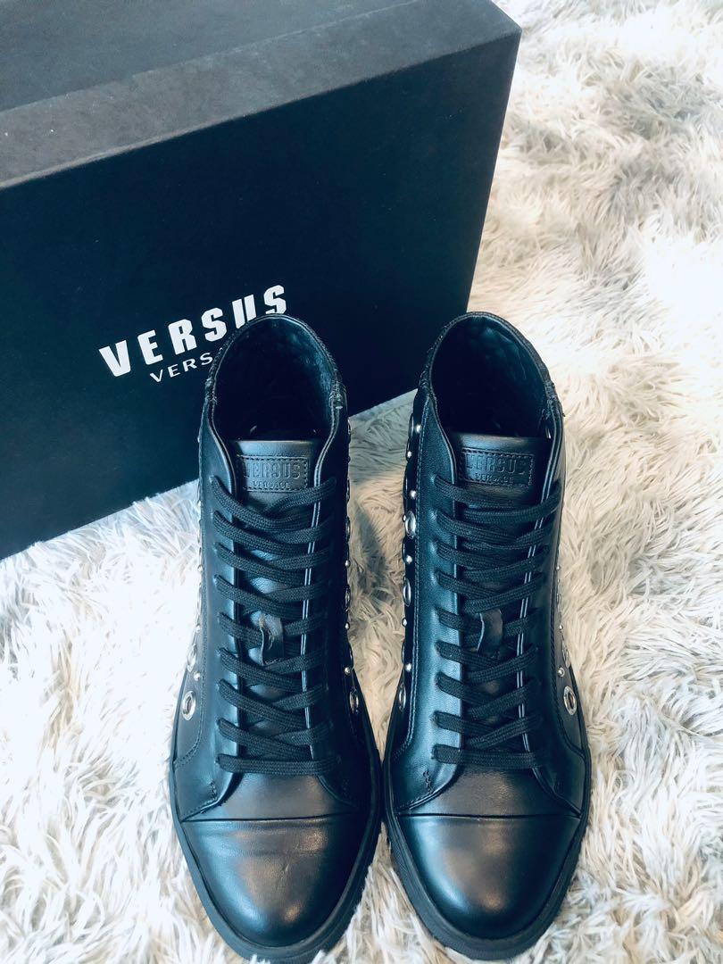 Versus Versace High Top Sneakers Luxury Sneakers Footwear on Carousell