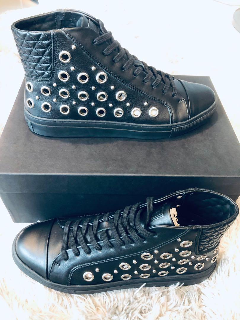Versace hi tops top