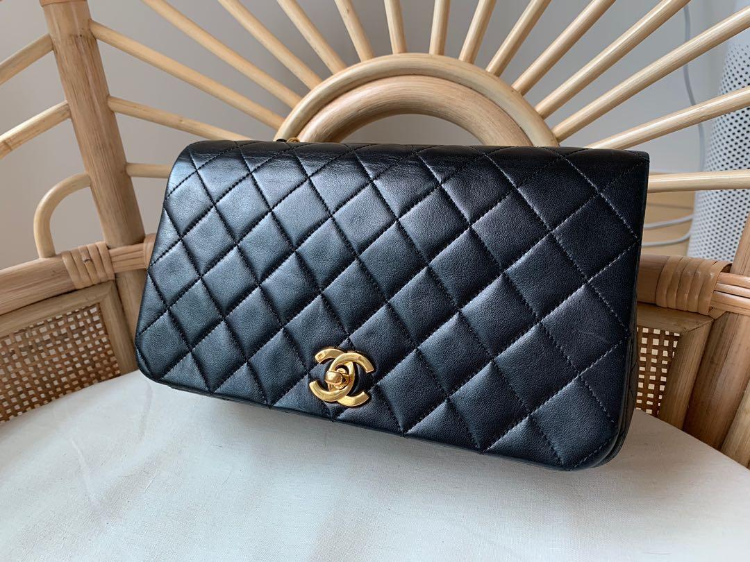 Vintage Chanel full flap, Women's Fashion, Bags & Wallets, Purses & Pouches  on Carousell