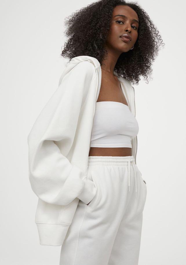 H&m white new arrivals tube top