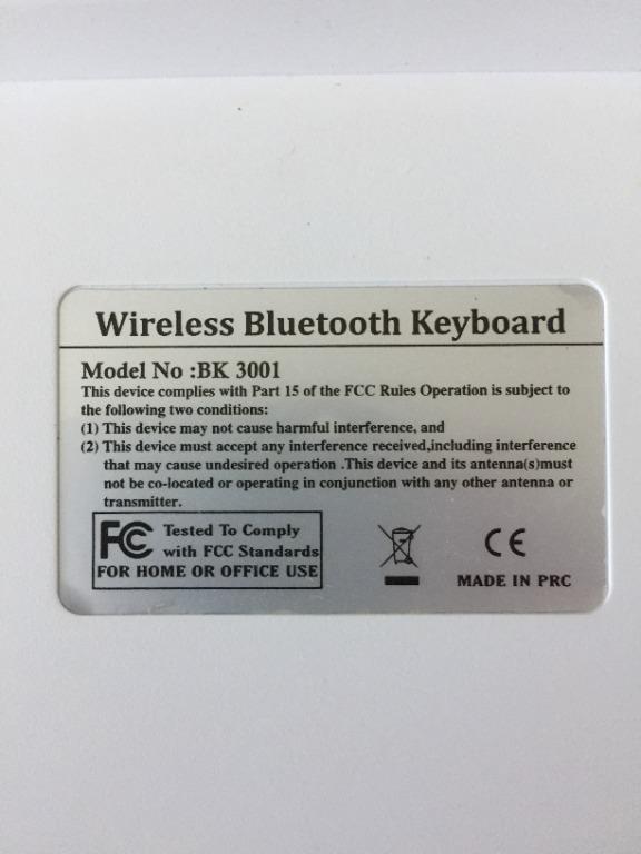 Wireless Bluetooth Keyboard (Category: Computer Keyboard) located in Pasig City. Submitted by ulit.ulitph (Listing ID 1150623472, Image 3). Description: Wireless Bluetooth Keyboard ✨ Mumuso ✨ Compatible with Apple, Android, Windows ✨ Takes 2 AAA Batteries ✨ Negotiable Price No box (but will be bubble-wrapped) No hidden issues ***Delivery c/o Buyer MOP: GCash, BDO MOD: Lalamove/Mr. Speedy/Gogo Express Pick-up point: San Jose del Monte, Bulacan or 