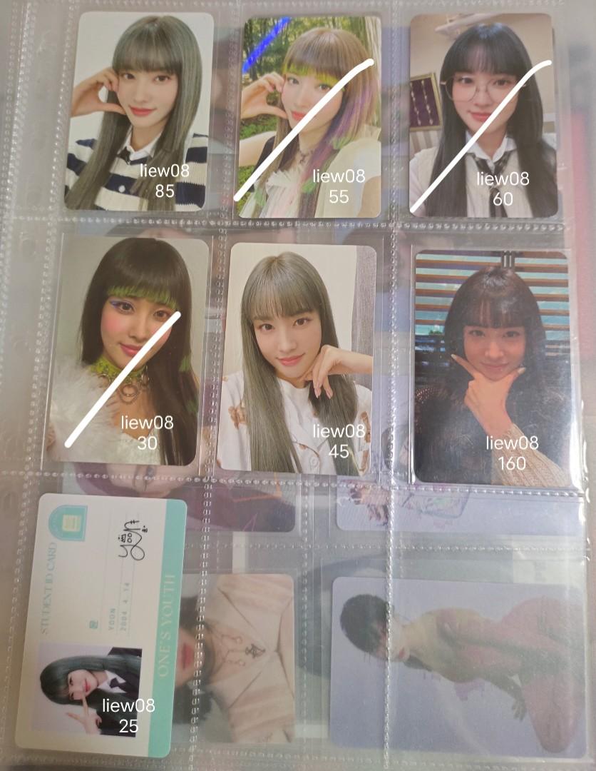 [WTS] STAYC YOON SO BAD STAYDOM STEREOTYPE MMT APPLEMUSIC DMC WITHDRAMA  WEVERSE MAKESTAR BUSHIYA POB MD SEOSON GREETINGS PHOTOCARDS