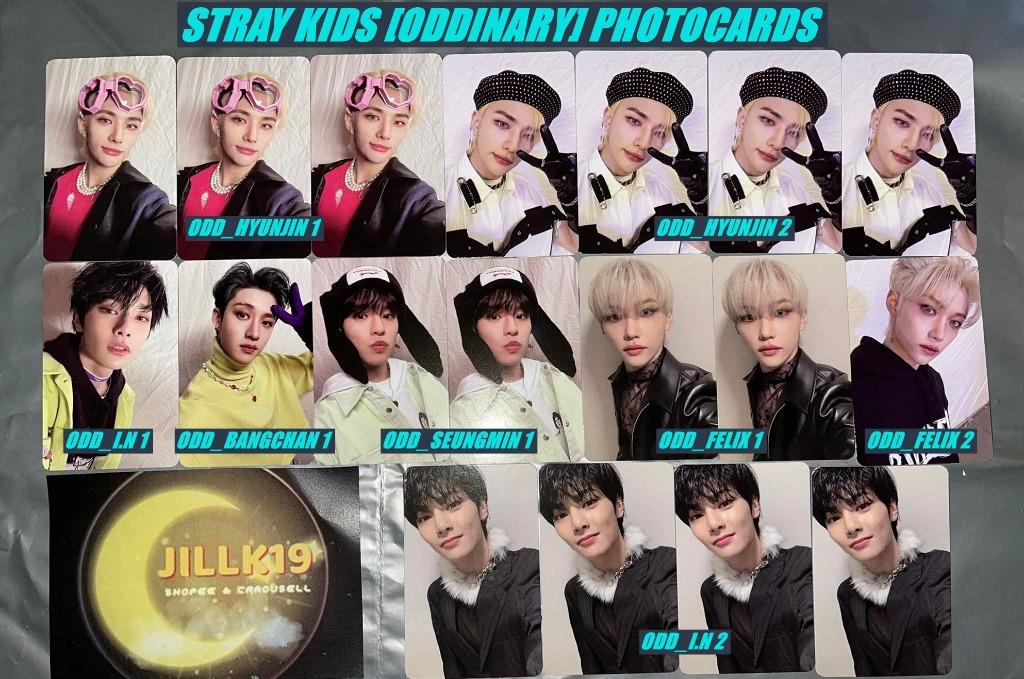 [WTS] STRAY KIDS ODDINARY PHOTOCARDS MANIAC PHOTOCARDS / ID CARD