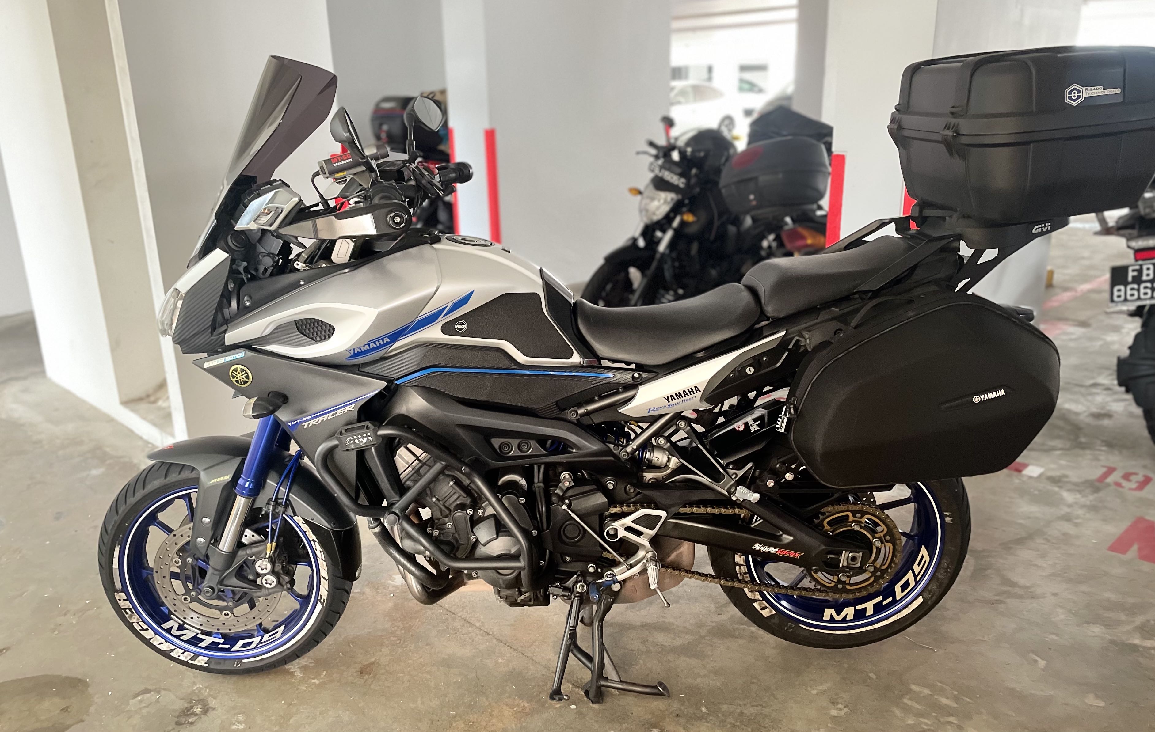 Yamaha 900 tracer shop 2016