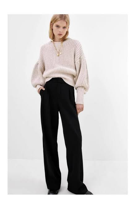 zara full length trousers dad pants, Women's Fashion, Bottoms, Other  Bottoms on Carousell