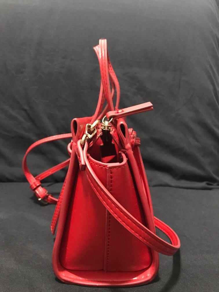 Zara red purse 2025