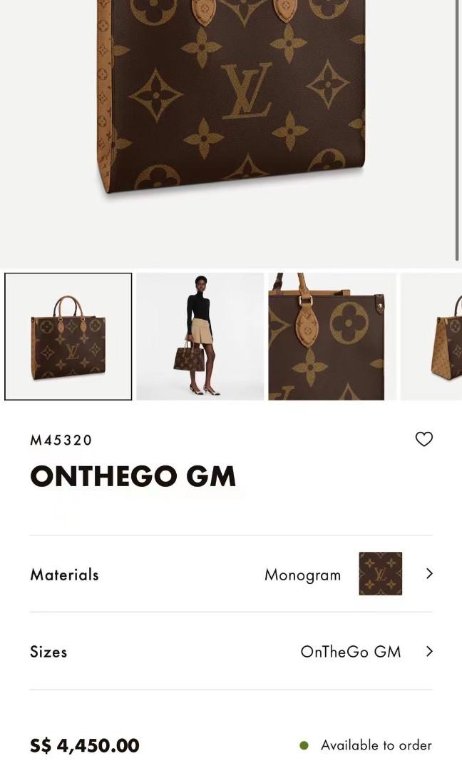 Shop Louis Vuitton 2019 SS Onthego Gm (M45320) by macheri