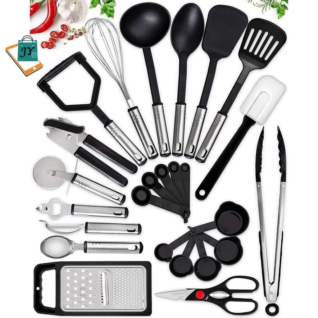 25 PCS KITCHEN TOOLS SET (Category: Cookware & Accessories) located in Manila. Submitted by imeldacsantiago (Listing ID 1150889632, Image 2). Description: 25 PCS KITCHEN TOOLS SET CODE JUYA03222022 PRICE 600 MOP: COD (MANILA AREA) GCASH BDO REMITTANCE CENTERS PLS PM US FOR ORDERS AND INQUIRIES.TIA.