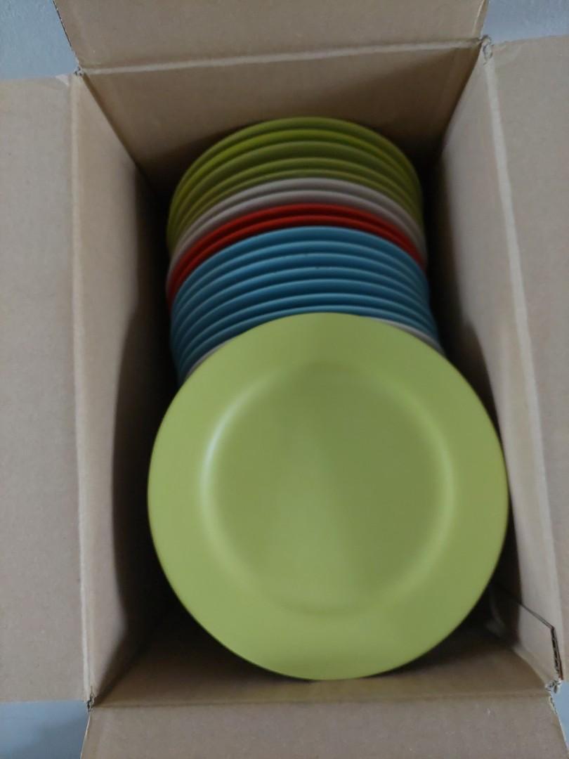 8" colour plates, Furniture & Home Living, Kitchenware & Tableware