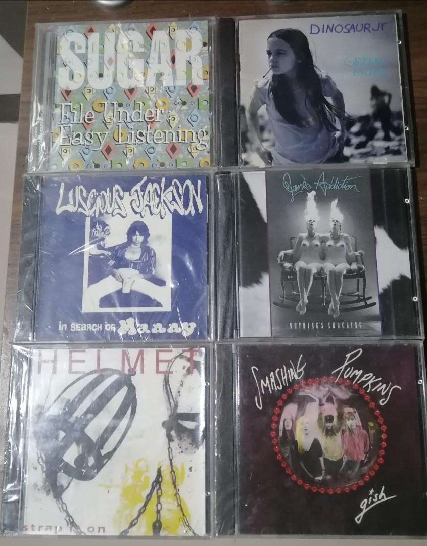 90s essentials CDs (Category: CDs & DVDs) located in Calamba. Submitted by householdistro (Listing ID 1150971303, Image 1). Description: 90s essentials ❌ ❌Sugar 450 ❌Luscious Jackson 400 ❌Helmet 500 ❌Dinosaur Jr 450 Janes Addiction 400 Smashing Pumpkins 500 Gcash for payment Gogo Express for shipping.