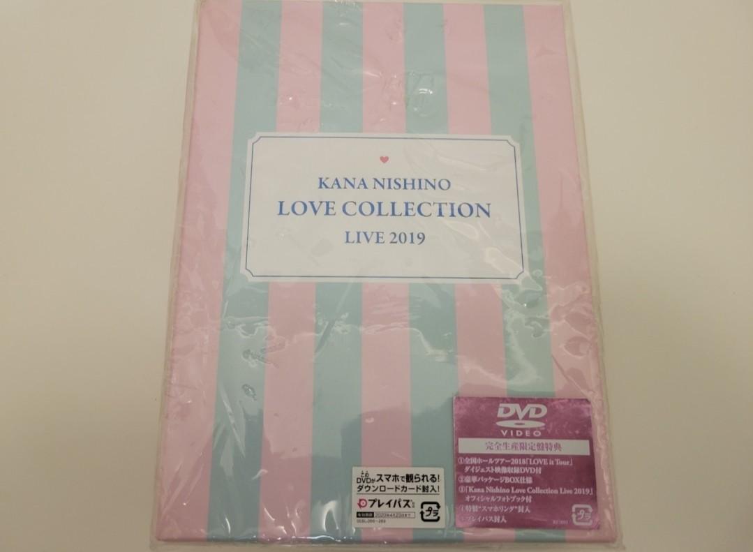 日版西野加奈LOVE COLLECTION LIVE 2019 (12,000日元＋税)共3 隻DVD 