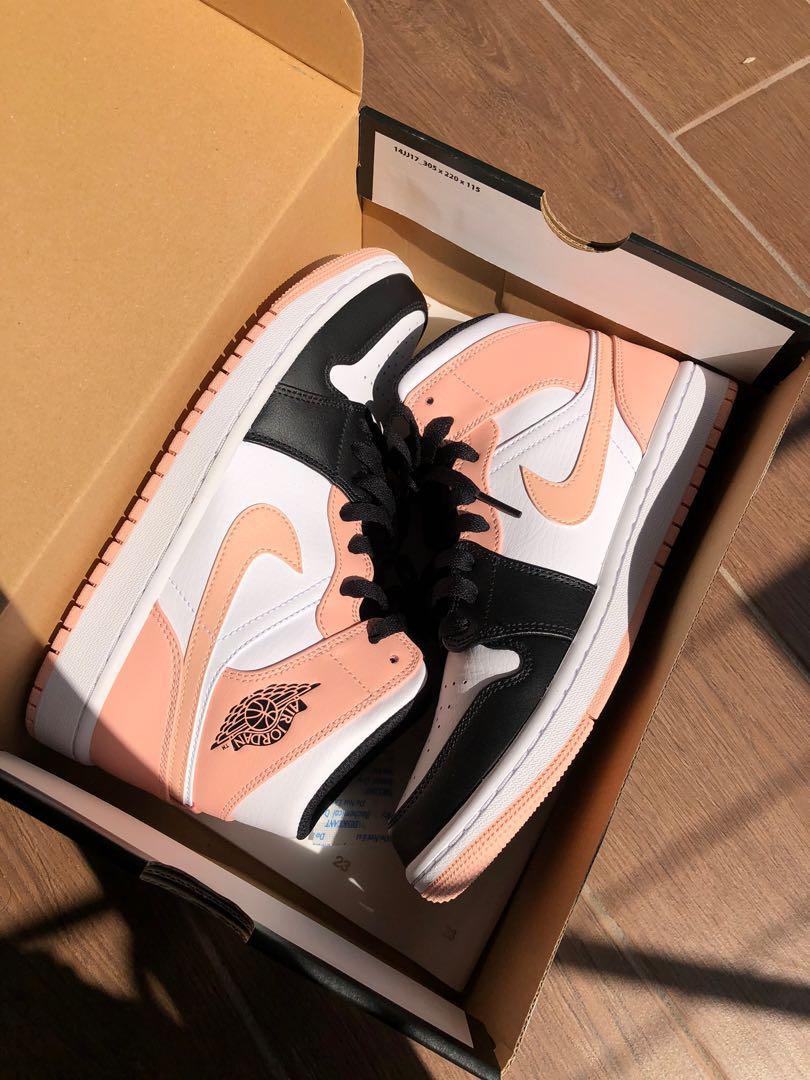 Air Jordan 1 Mid Crimson Tint, Women's 