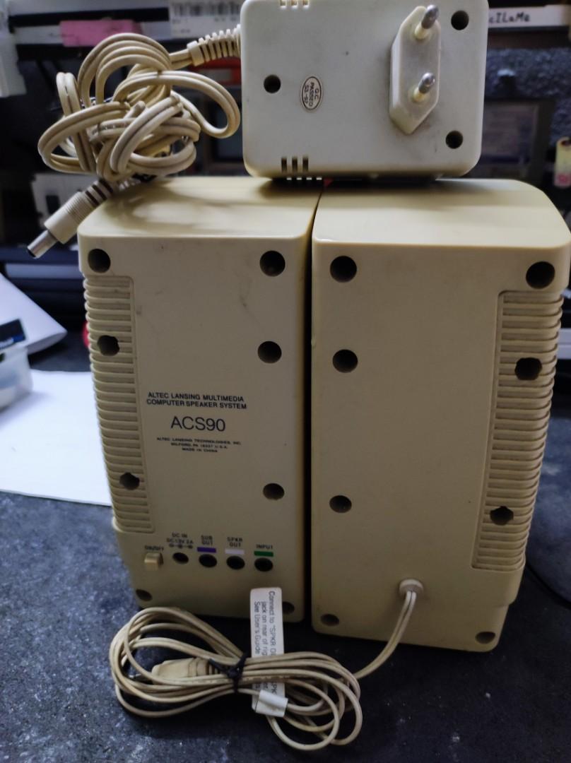 Altec Lansing multimedia computer speaker system ACS90