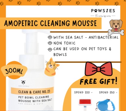 Amopetric Pet Bowl Cleaning Dishwashing Pet Toy Detergent with sea salt