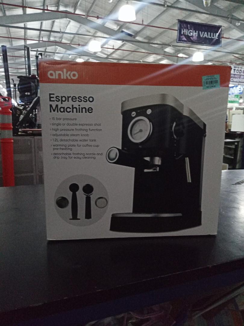 Anko espresso machine, TV & Home Appliances, Kitchen Appliances, Coffee