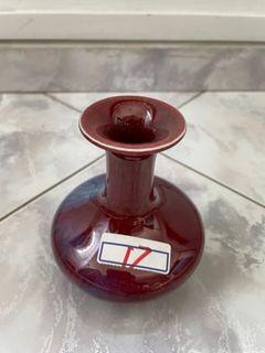 Antique Amber Porcelain flask