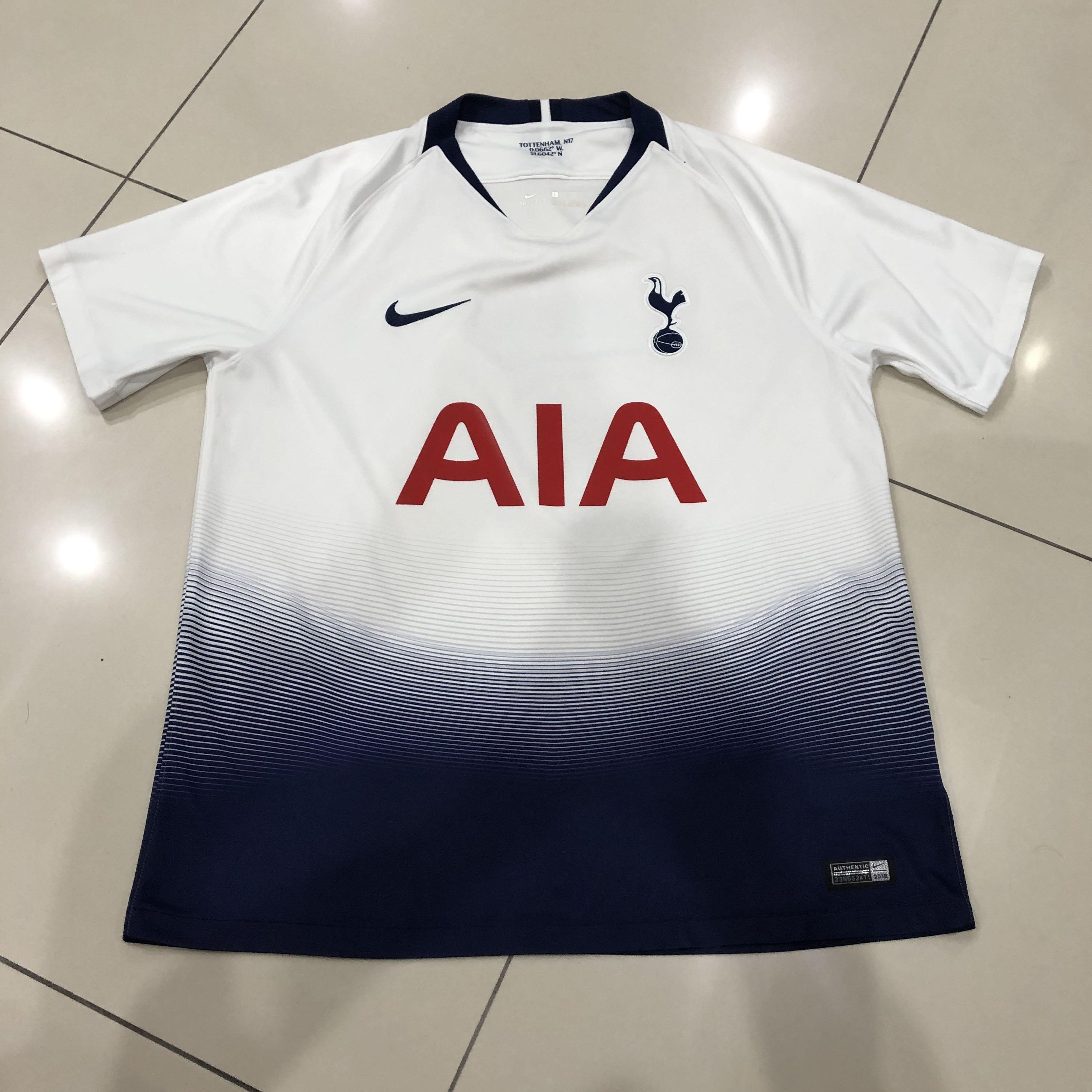 TOTTENHAM HOTSPUR 2018 2019 HOME FOOTBALL SHIRT SOCCER JERSEY NIKE  919005-101 S