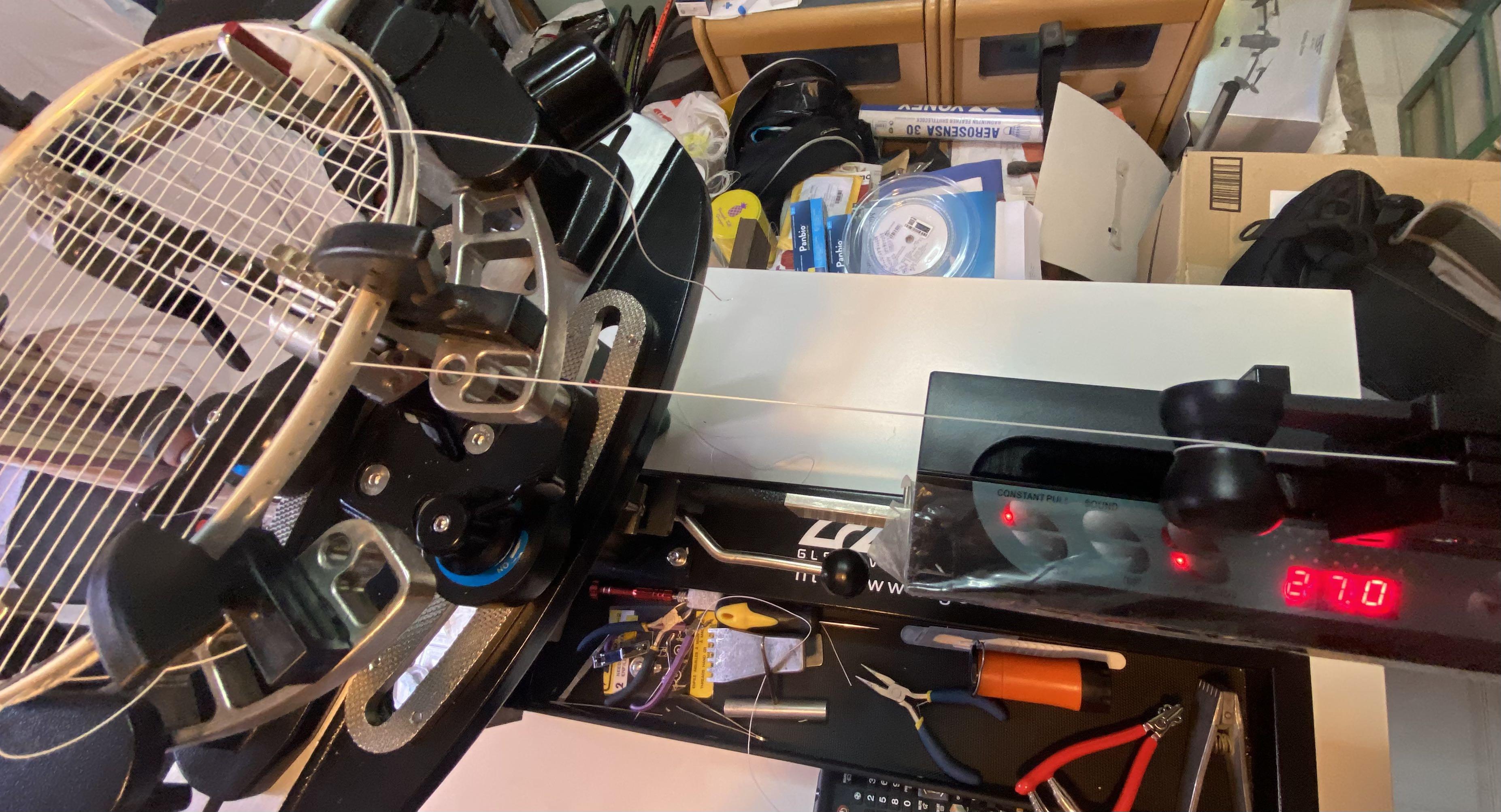 Badminton racket restring 13 to 17, Sports Equipment, Sports & Games