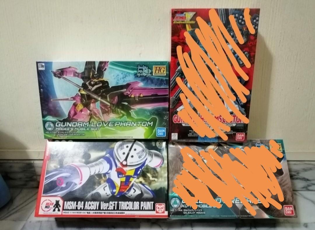 Bandai HG gundam model kit love phantom Bearmo MSM04 Acguy Tricolor