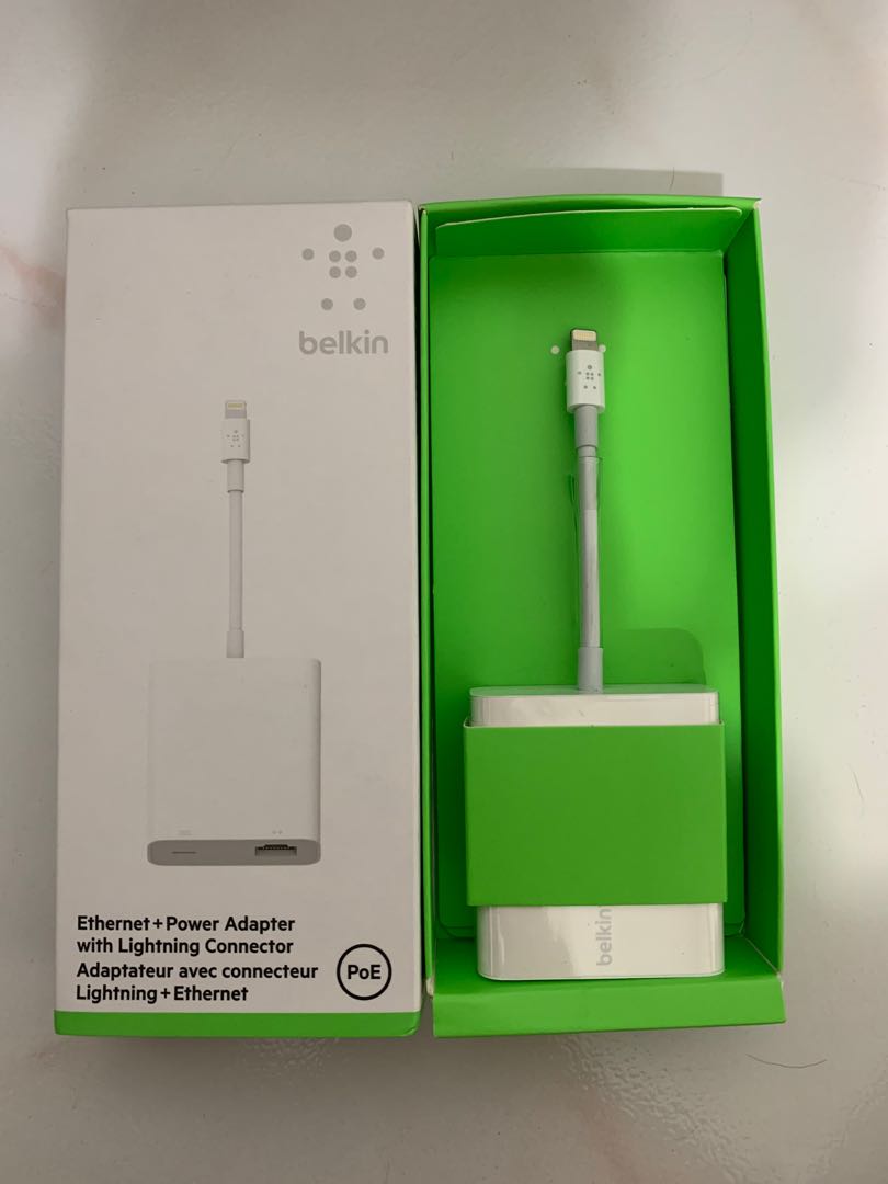 Belkin + Power Adapter with Lightning Connector, Computers
