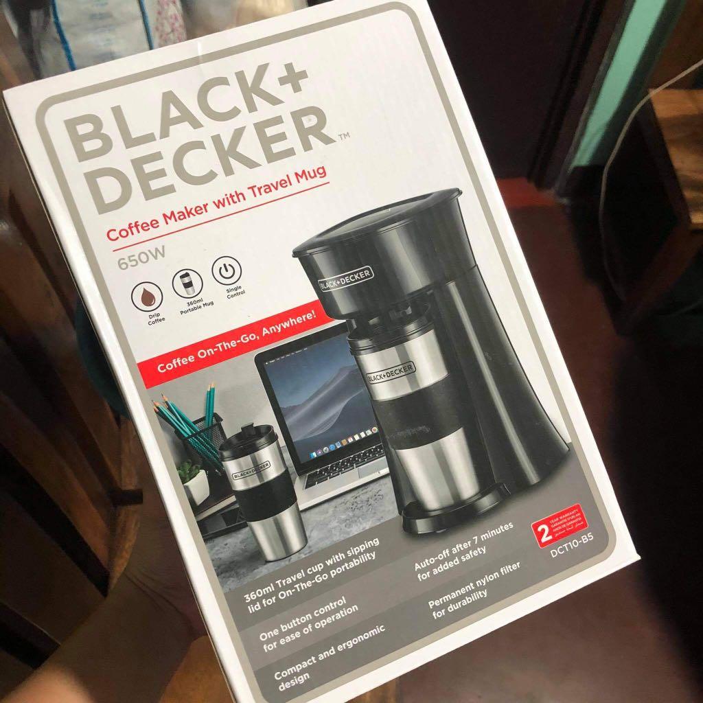 BLACK+DECKER - Coffee Maker With Travel Mug 360ml 650W