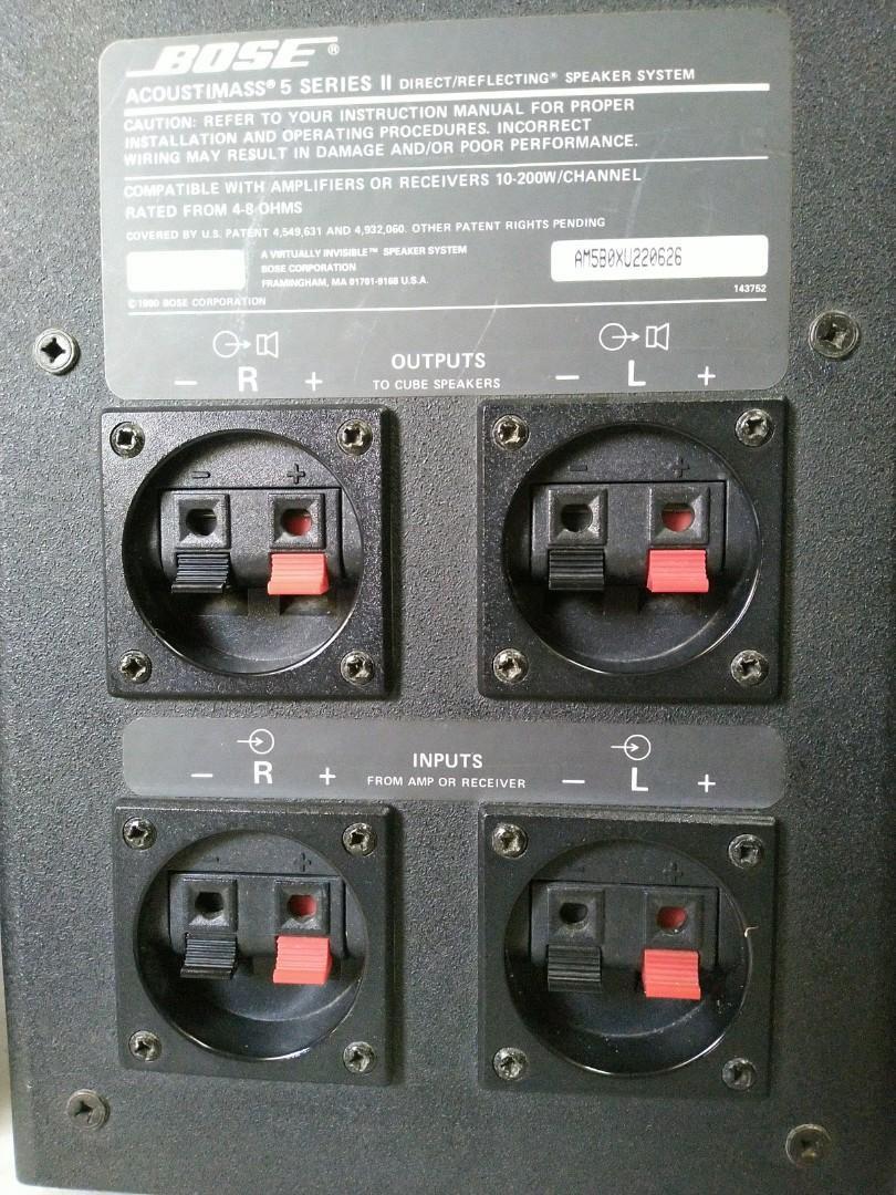 bose Acoustimass 5 series 2, Hobbies & Toys, Music & Media, Music