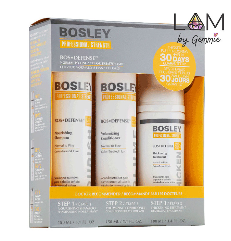 BOSLEY Bos Defense Starter Kit for ColorTreated Hair Shampoo