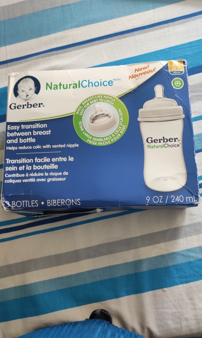 Bottle Feeding Gerber brand