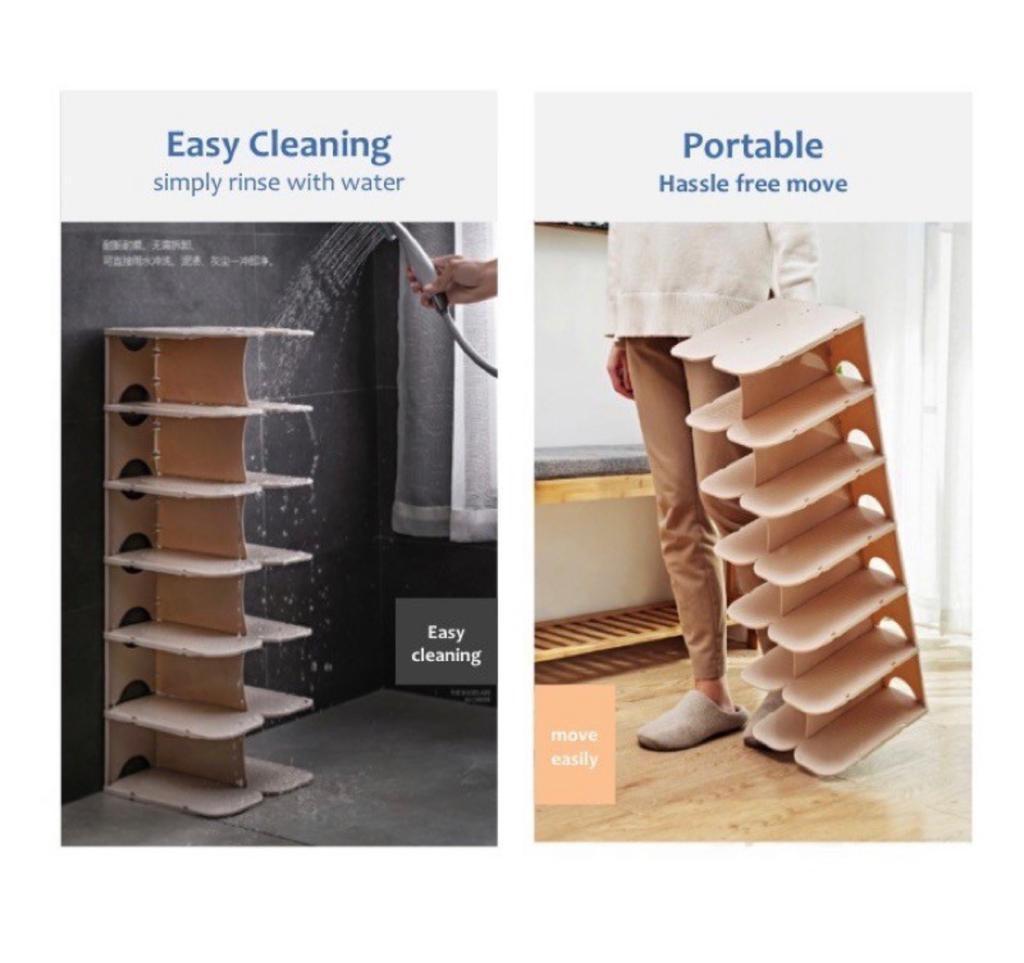 Brand New DIY Shoe Rack 6 Tier Flexible Set Up, Furniture & Home Living ...