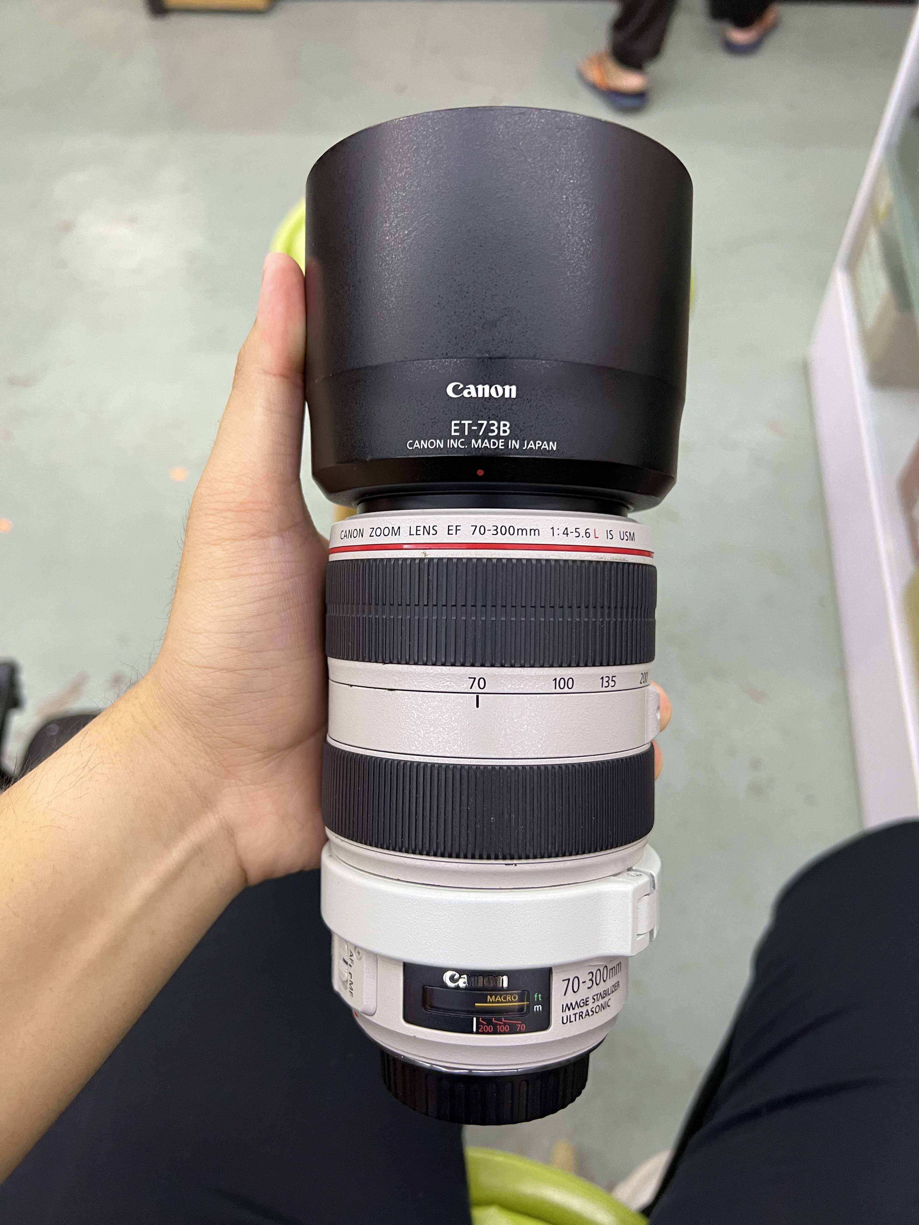 Canon EF 70-300mm F4-5.6 IS USM L Lens 99% New Full Set 
